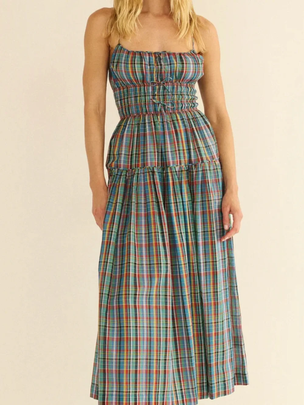 Doen Brielle Dress in Alderbrook Plaid